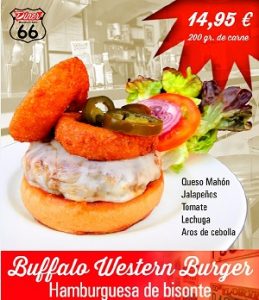 Diner presenta nueva hamburguesa de Bufalo