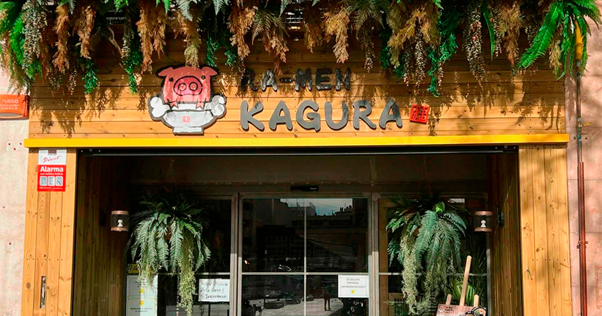 Ramen Kagura fachada de local